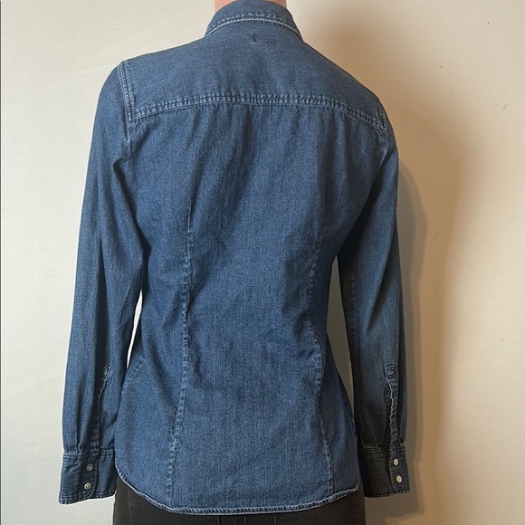 J. Crew Trademark 100%Cotton Long Sleeve Button Down Women's Size S - Picture 7 of 8